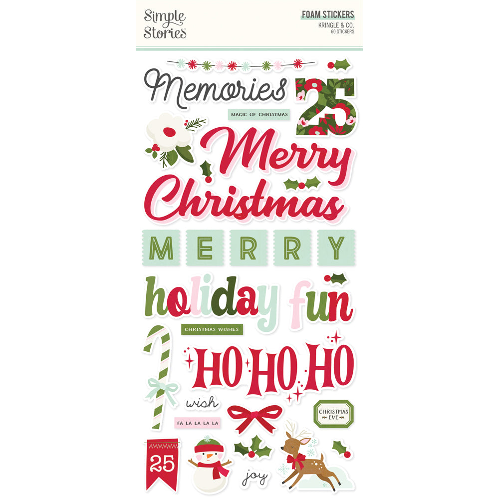 Kringle & Co - Foam Stickers