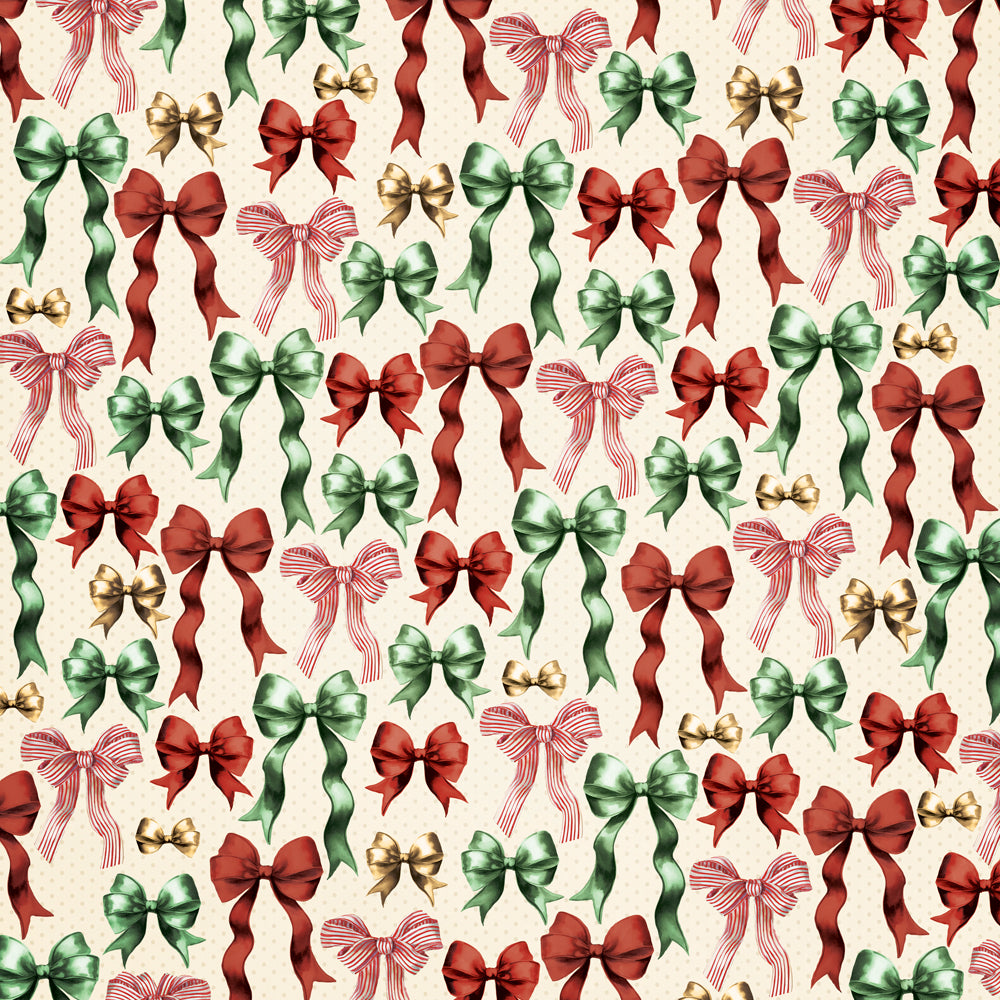 Simple Vintage Old-Fashioned Christmas - Sweet Traditions - 12x12 Pattern Paper