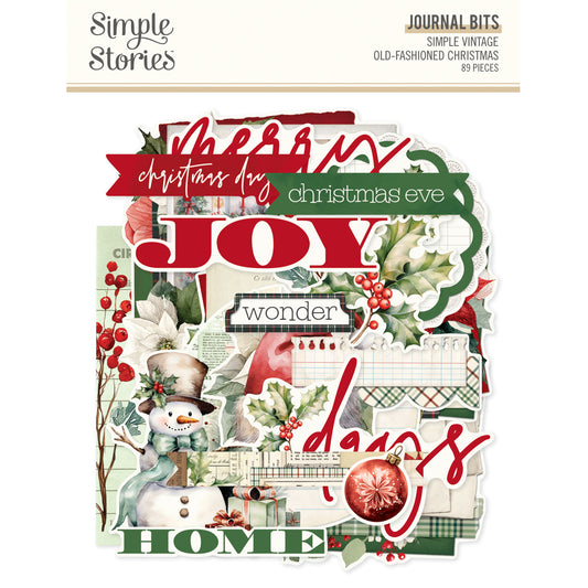 Simple Vintage Old-Fashioned Christmas - Journal Bits & Pieces