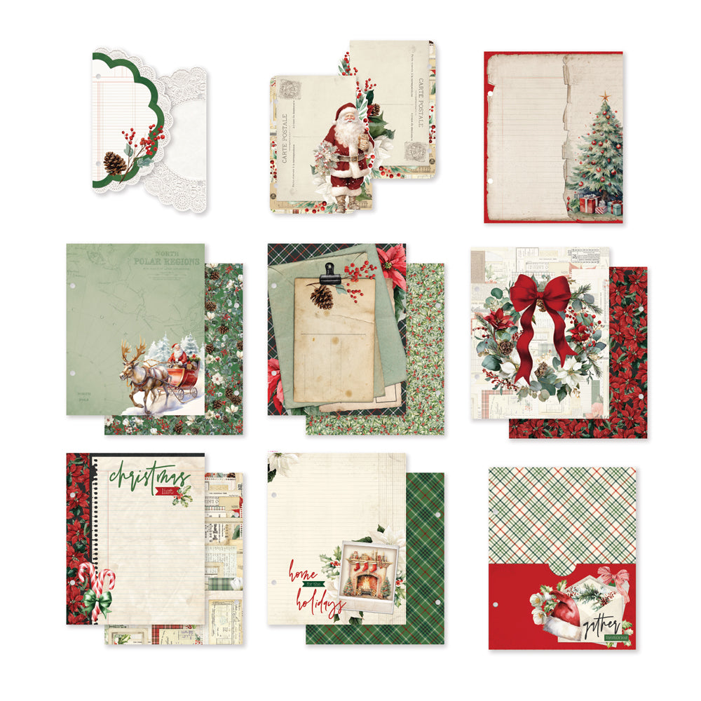 Simple Vintage Old-Fashioned Christmas - SN@P! Binder Inserts