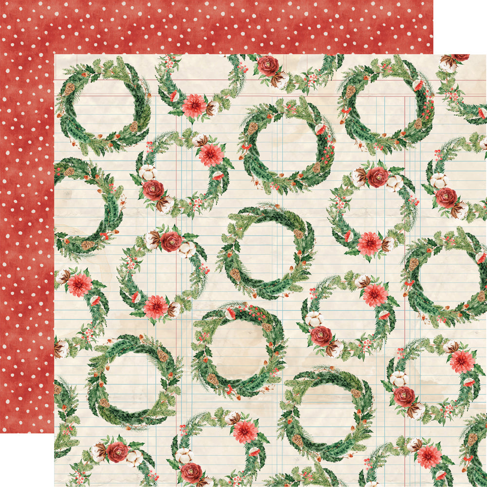 Simple Vintage Evergreen Memories - Merry Days - 12x12 Pattern Paper
