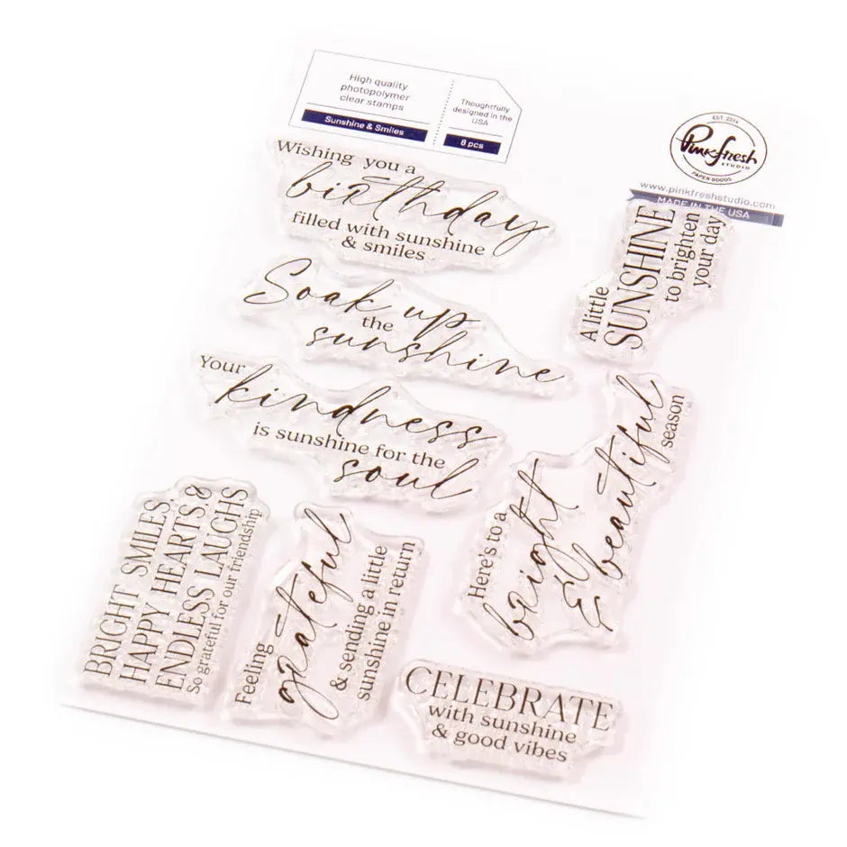 Sunshine & Smile - Stamps and Dies