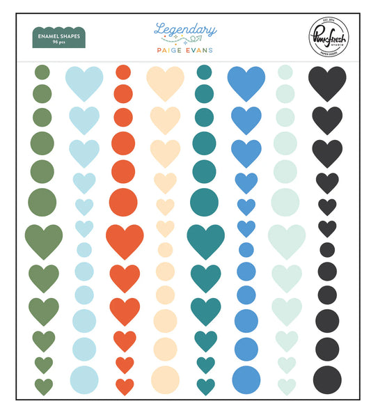 Legendary - Enamel Shapes