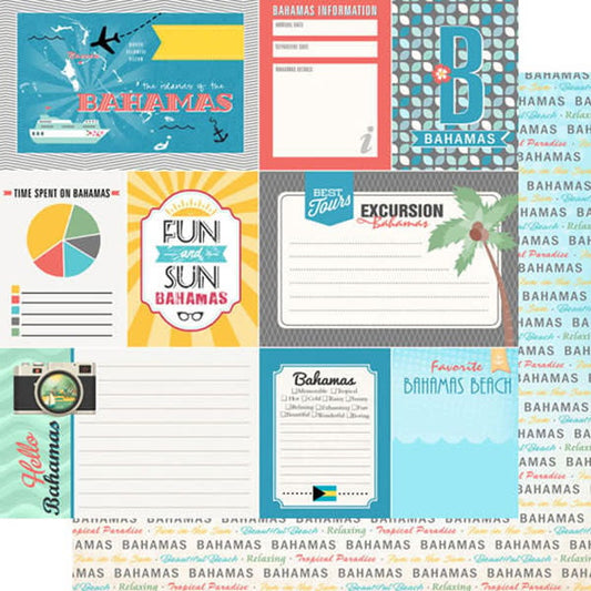 Bahamas Tropical Journal - 12x12 Pattern Paper