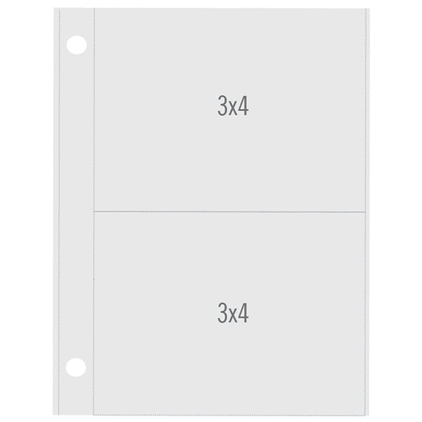 SNAP! Vertical -  3X4/3X4 Pocket Pages