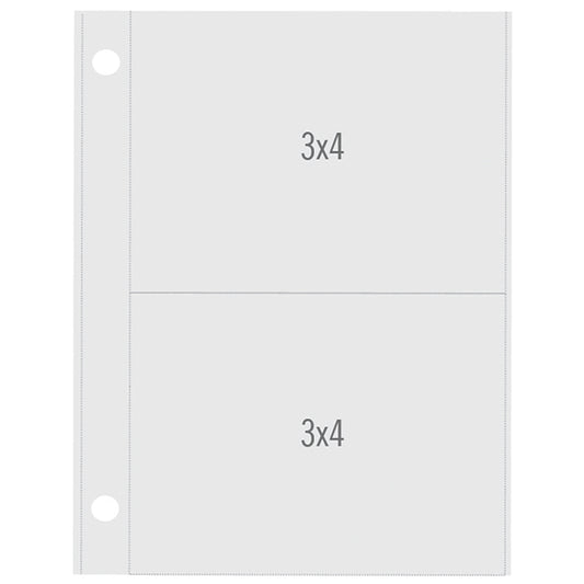 SNAP! Vertical -  3X4/3X4 Pocket Pages