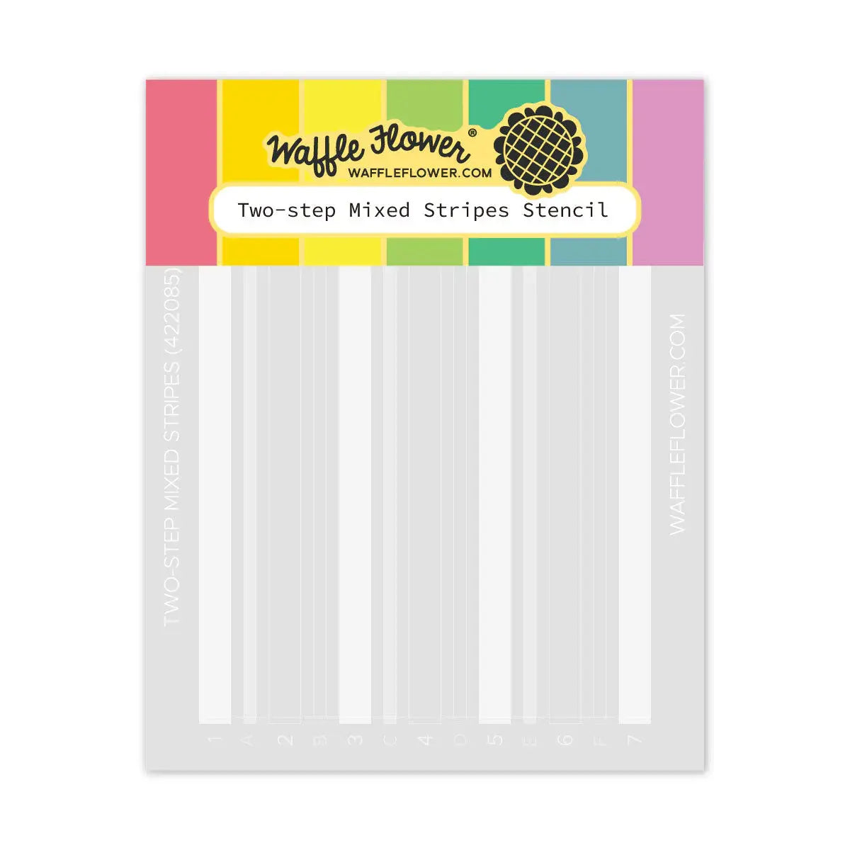 Two-Step Mixed Stripes - Stencil