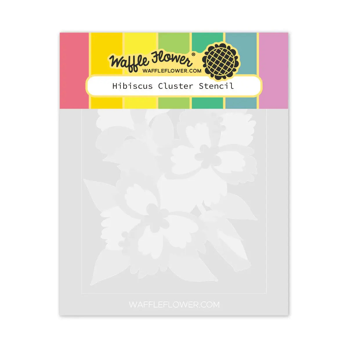 Hibiscus Cluster - Stencils
