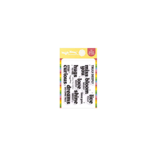 Truly Deeply Sentiments - Stamps