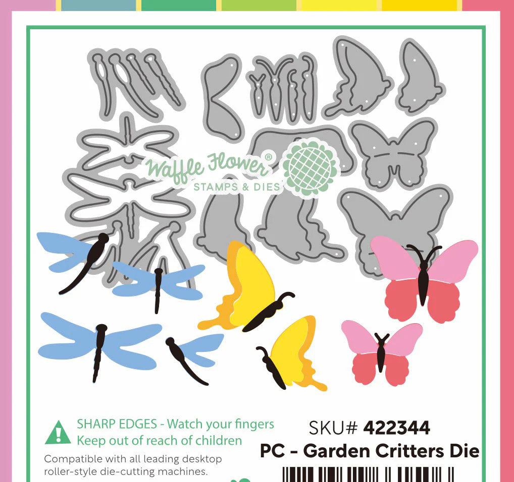 Postage Collage Garden Critters - Die