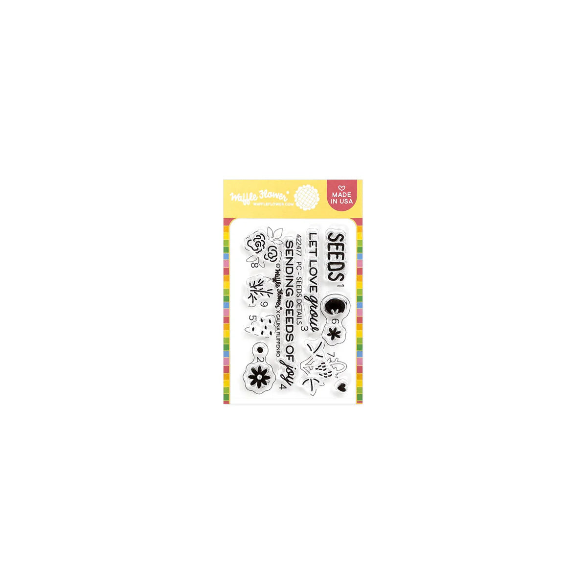 Postage Collage Seeds - Details Stamp