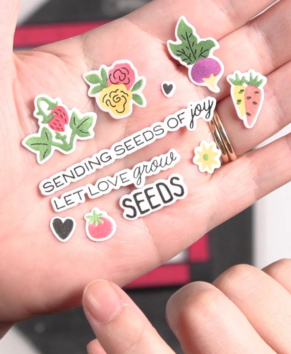 Postage Collage Seeds Details - Die