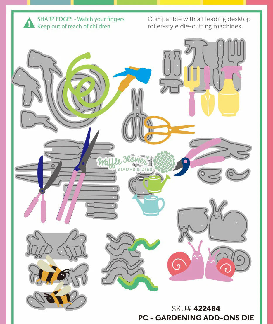 Postage Collage Gardening Add-On - Die