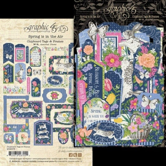 Spring is in the Air - Chipboard Tags & Frames