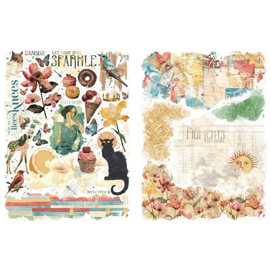 Journaling Though Time - Rub Ons