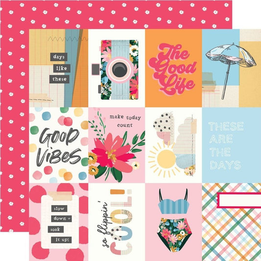 Sunny Days - 3x4 Elements - 12x12 Pattern Paper*