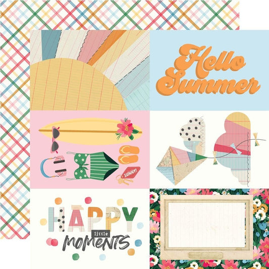Sunny Days - 4x6 Elements - 12x12 Pattern Paper*