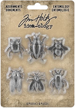 Idea-Ology Metal Adornments 5/Pkg - Entomology