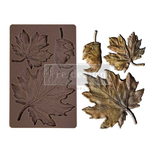 Decor Moulds® - Falling Leaves Fantasy - 1 pc, 5"x8"x8mm