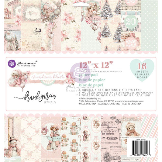 Christmas Blush - 12x12 Paper Pad by Frank Garcia