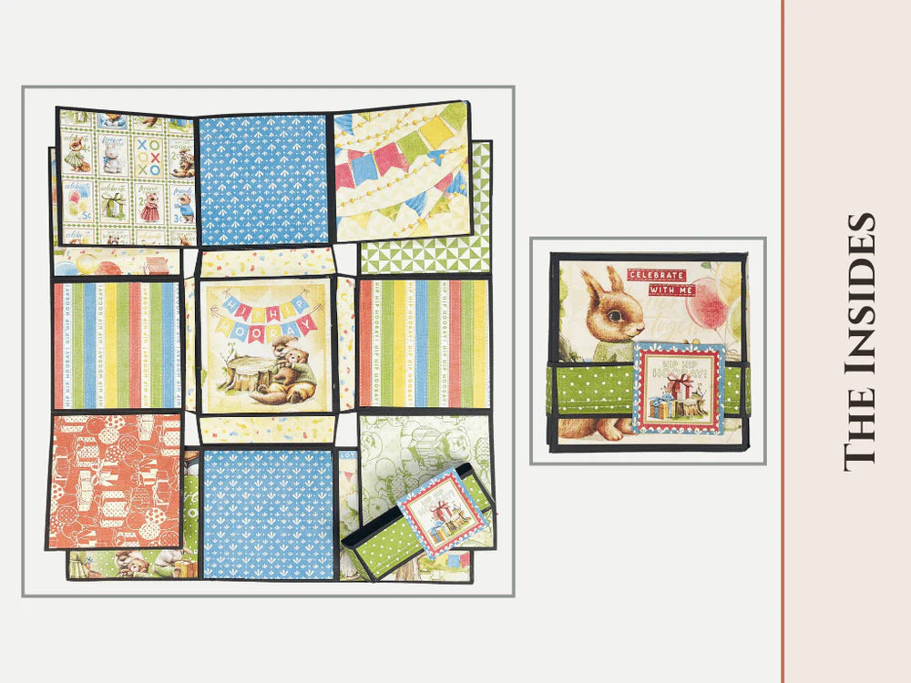 Flip Flair Folio - Set of 3 - Black, White, Kraft