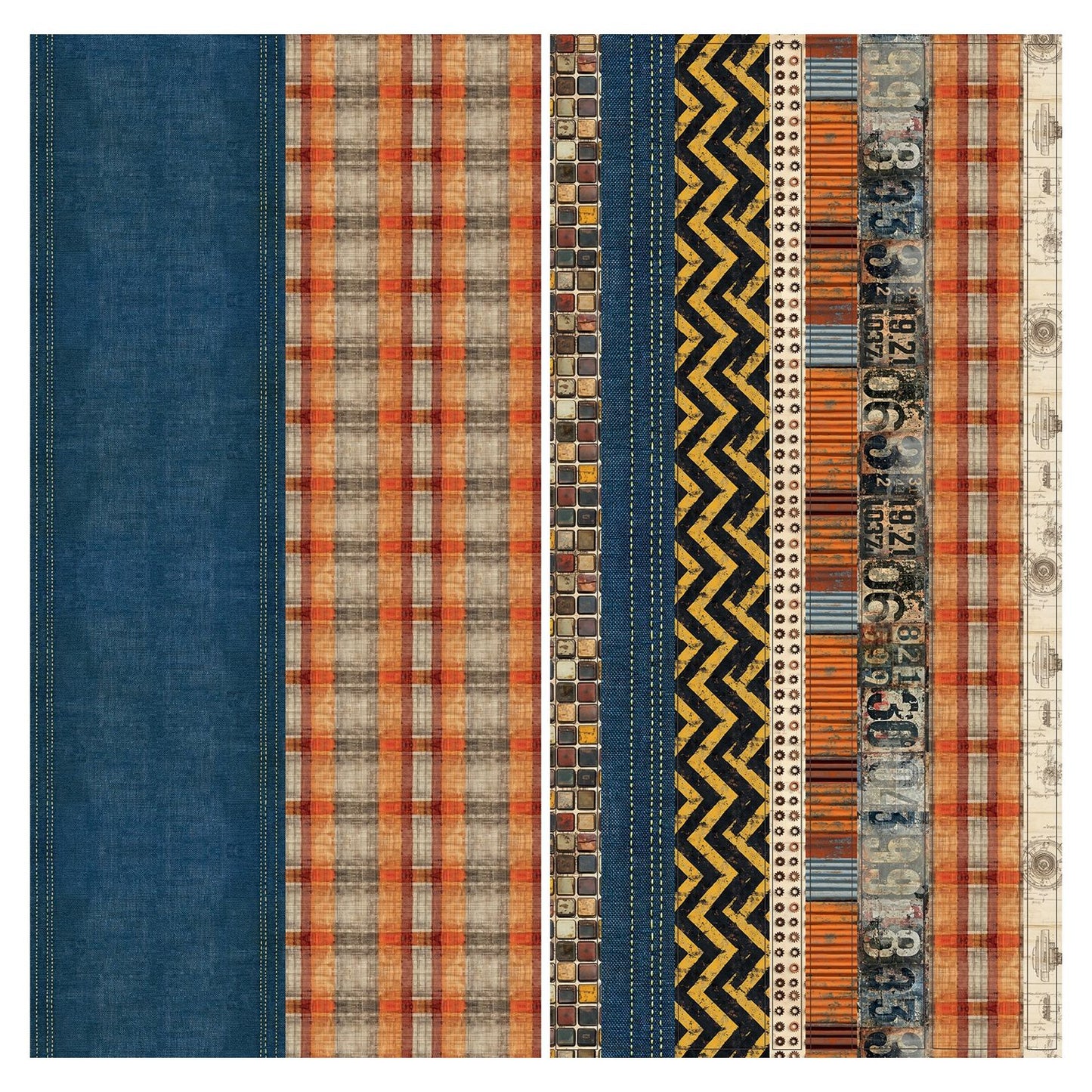 Rust & Revs 2.0 - Fabric Tape Sheets