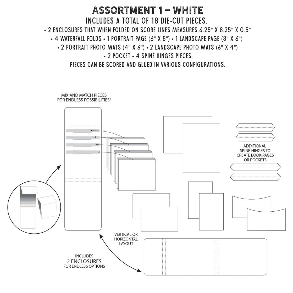 Create - An - Album - Foundation Insert #1 - White