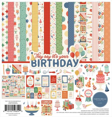 They Say It's Your Birthday - 12x12 Collection