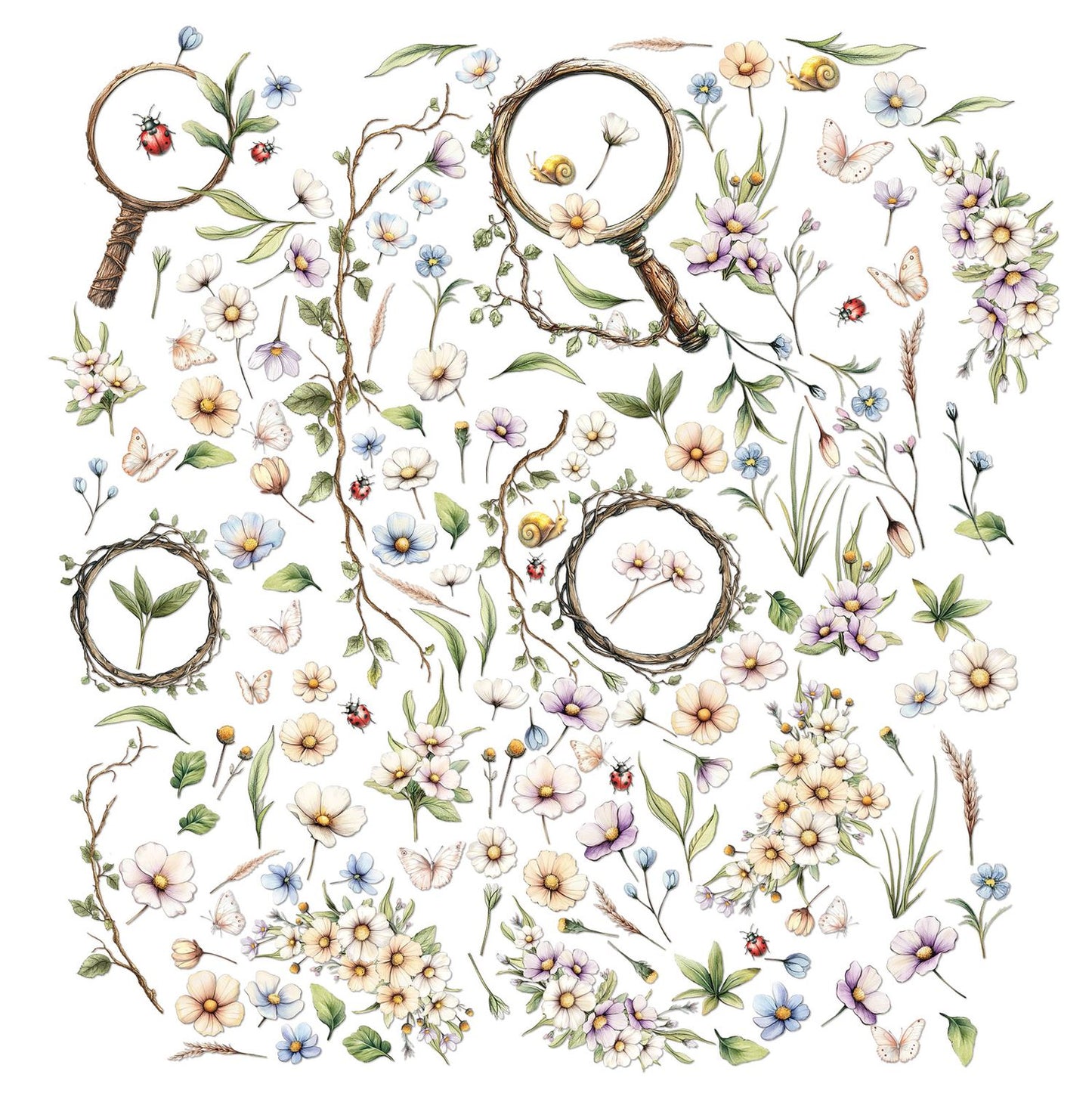 The Looking Glass - Laser Cuts Wildflowers
