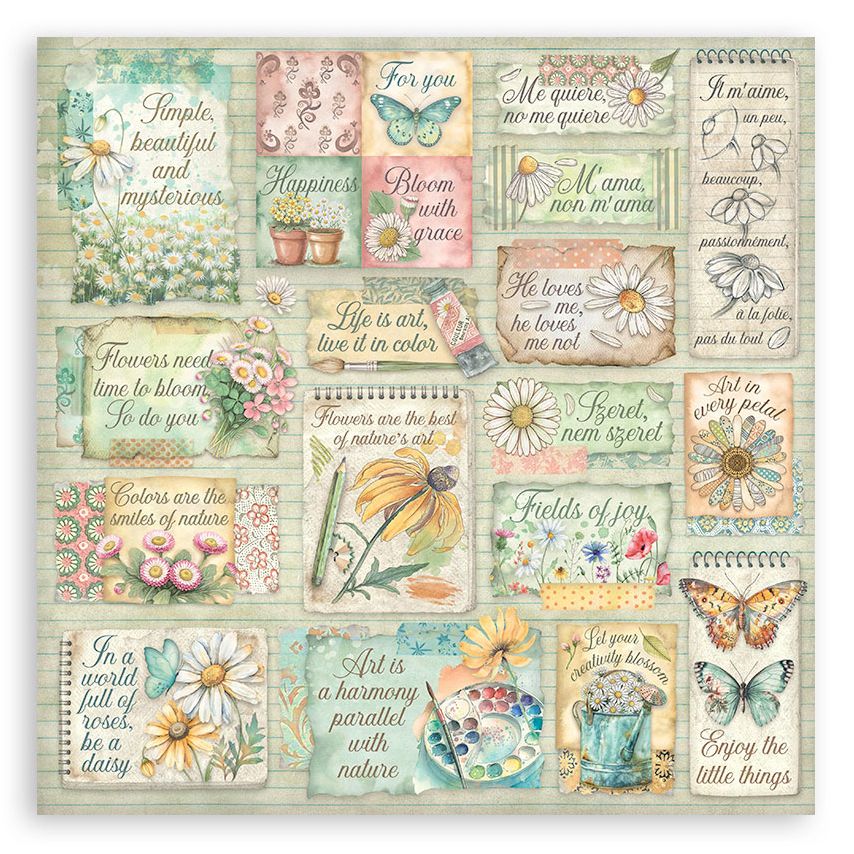 Daisy Art - 12x12 Double Sided Collection