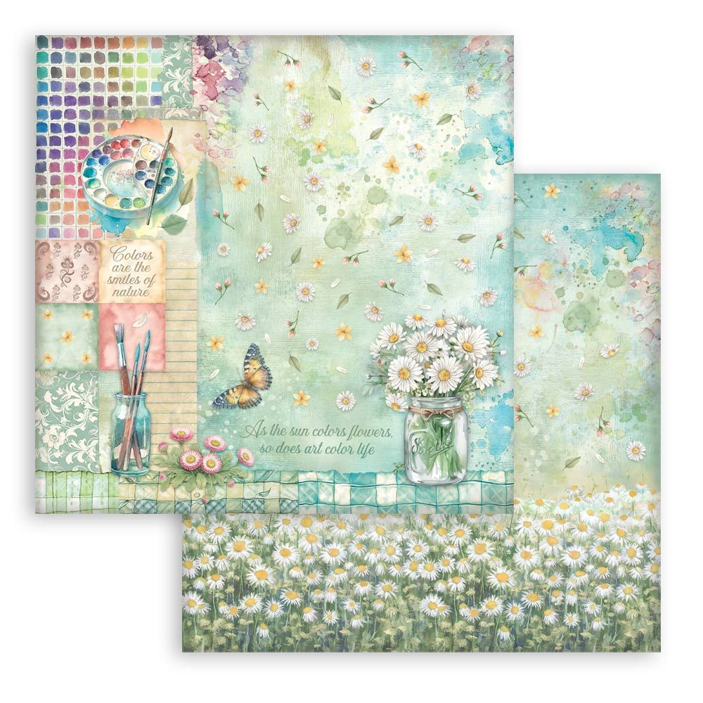 Daisy Art - 12x12 Double Sided Collection