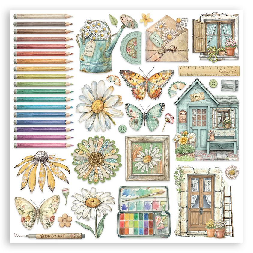 Daisy Art - 12x12 Double Sided Collection
