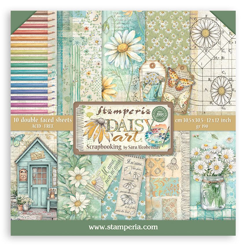 Daisy Art - 12x12 Double Sided Collection