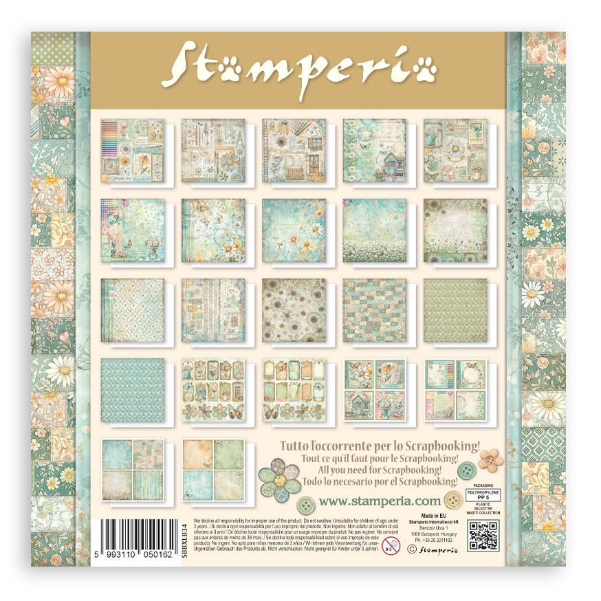 Daisy Art - 12x12 Single Sided Collection