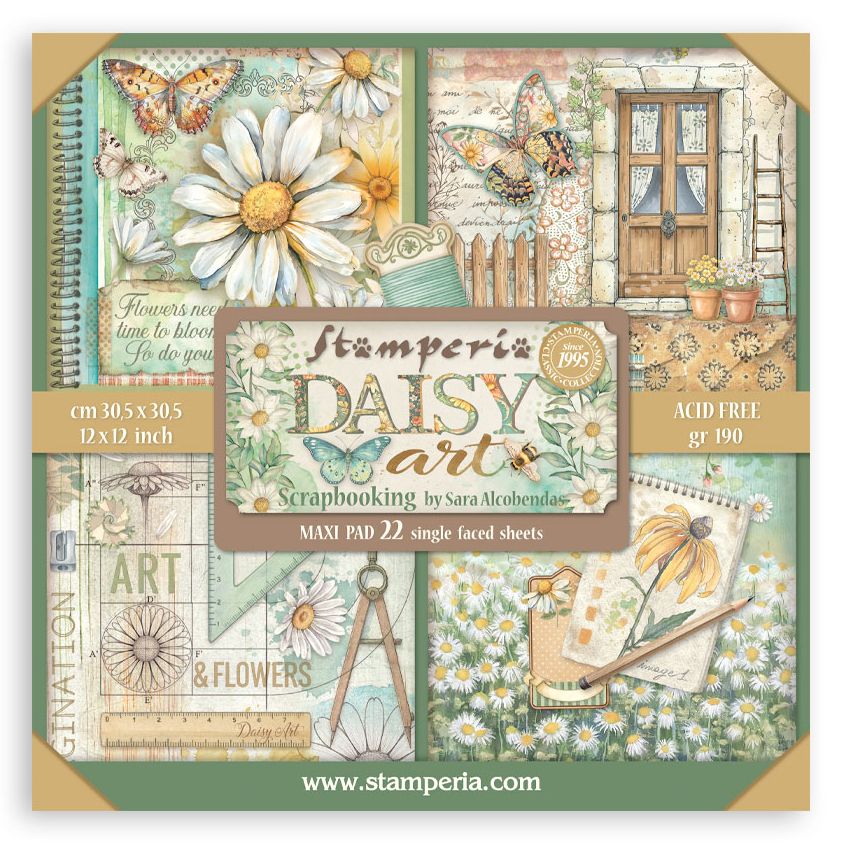 Daisy Art - 12x12 Single Sided Collection