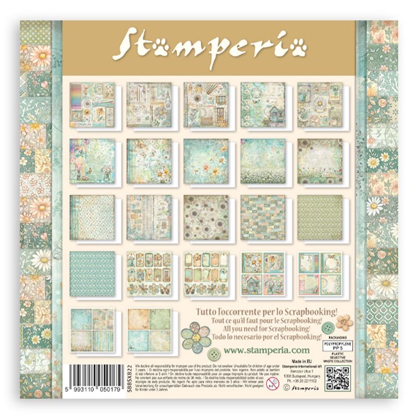 Daisy Art -8x8 Single Sided Collection