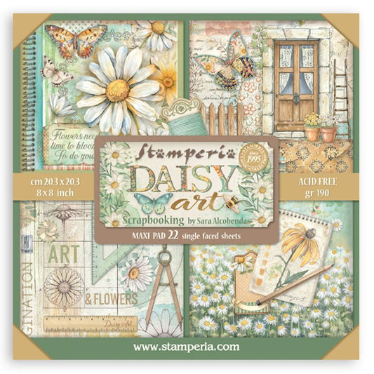 Daisy Art -8x8 Single Sided Collection