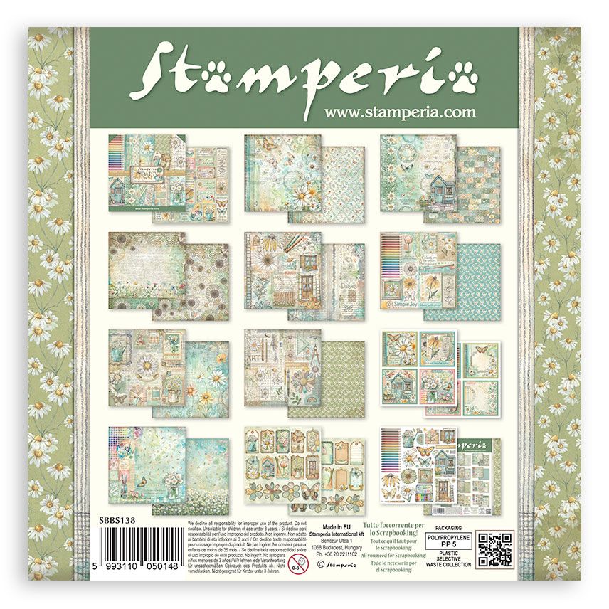 Daisy Art - 8x8 Double Sided Collection