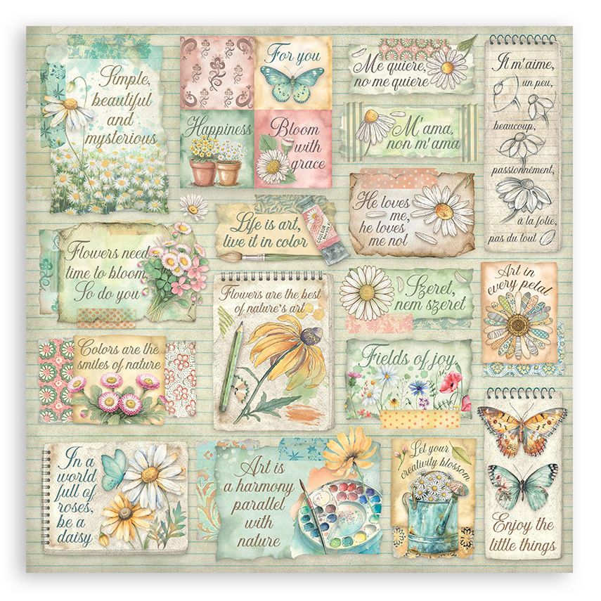 Daisy Art - 8x8 Double Sided Collection