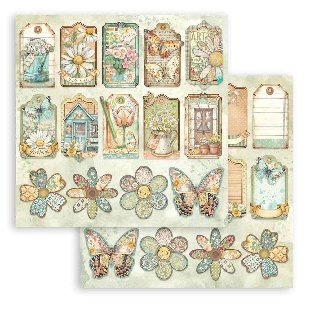 Daisy Art - 8x8 Double Sided Collection