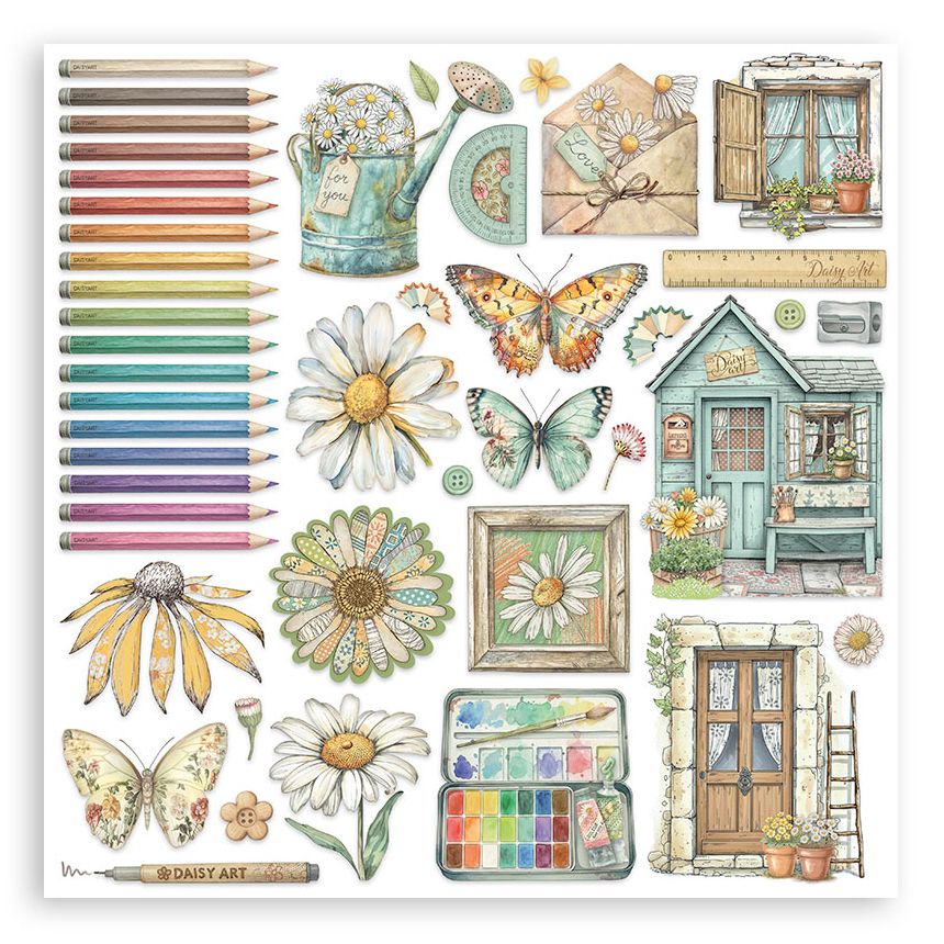 Daisy Art - 8x8 Double Sided Collection