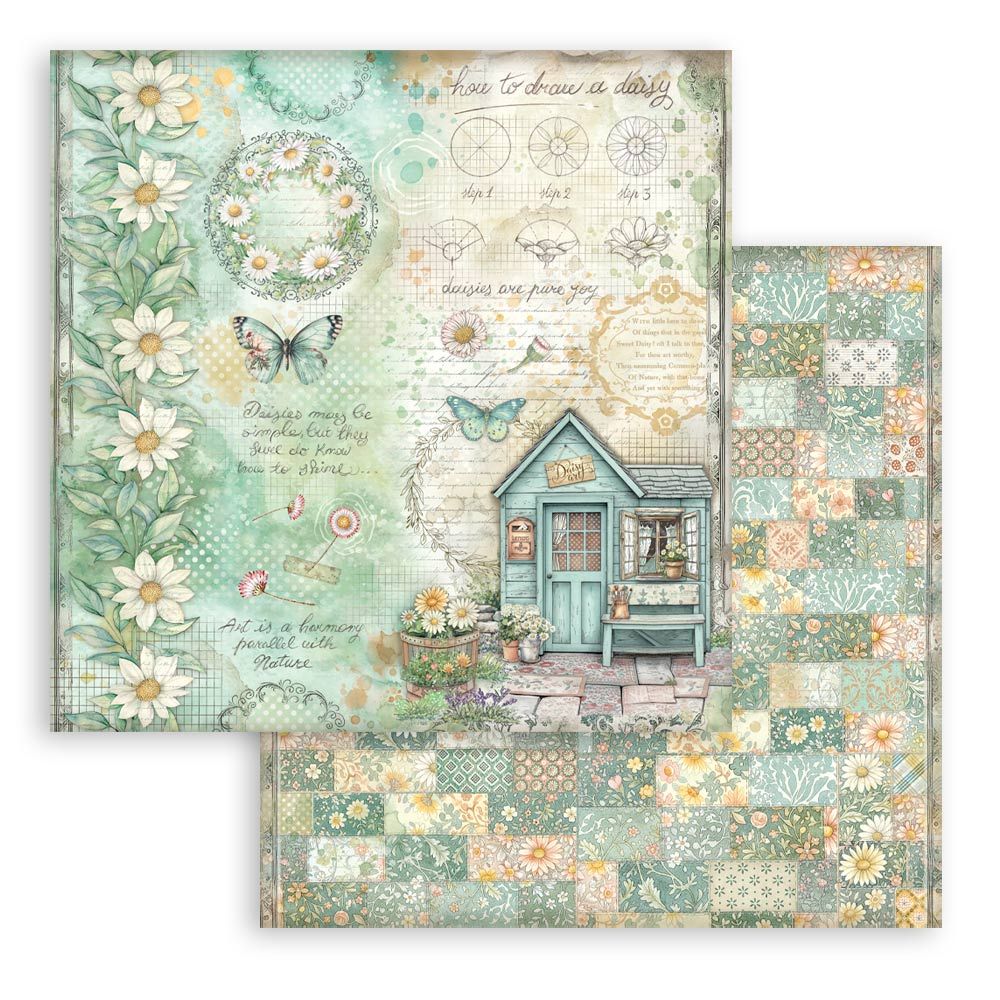 Daisy Art - 8x8 Double Sided Collection
