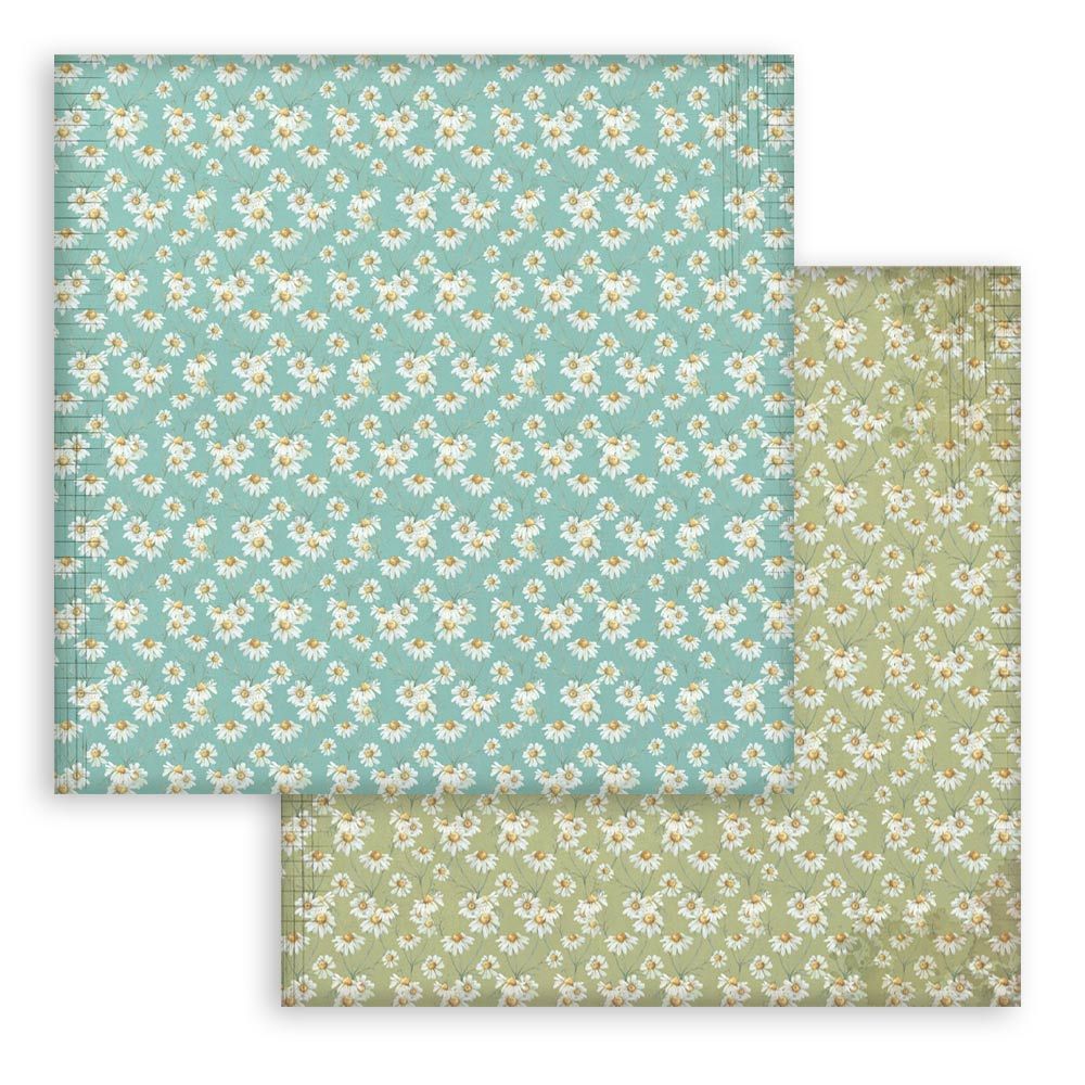 Daisy Art -8x8 Double Sided Backgrounds