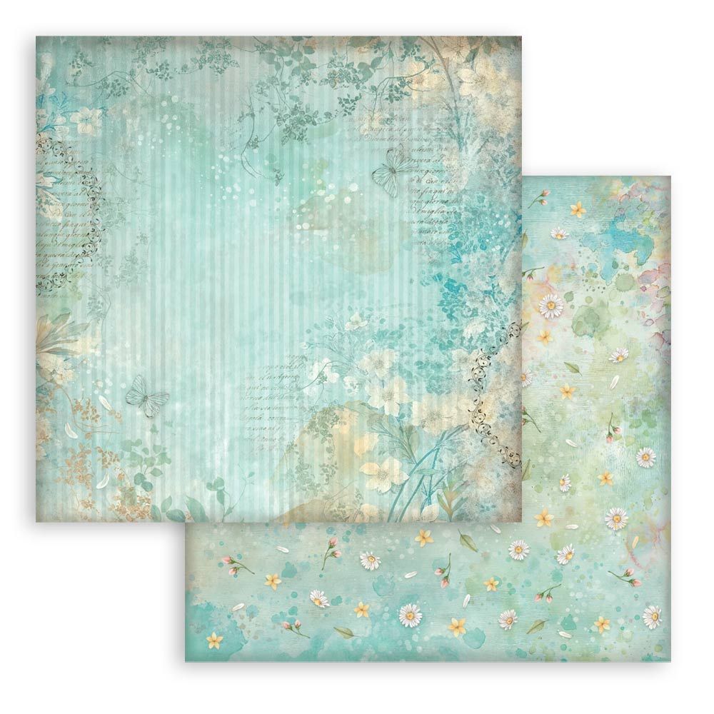 Daisy Art -8x8 Double Sided Backgrounds