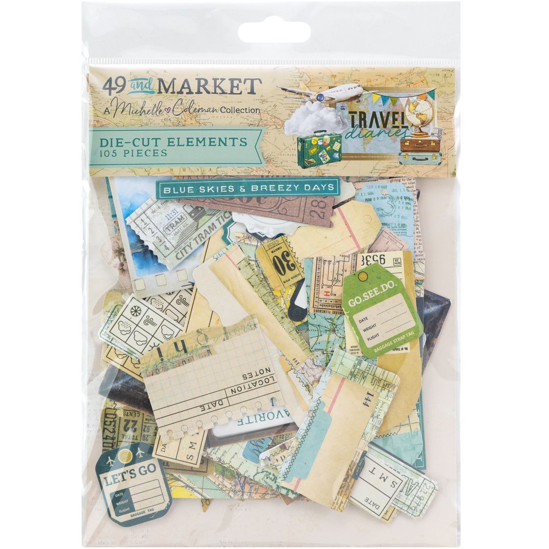 Travel Diaries - Die Cut Elements