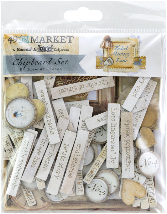 Faded Memory Lane - Chipboard Set