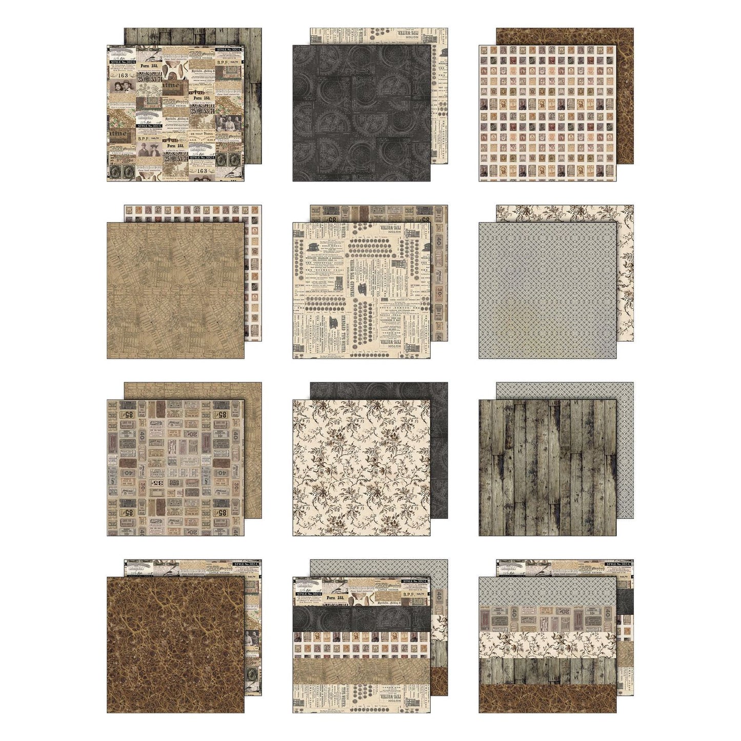8x8 Idea-ology Double Sided Cardstock - Neutral