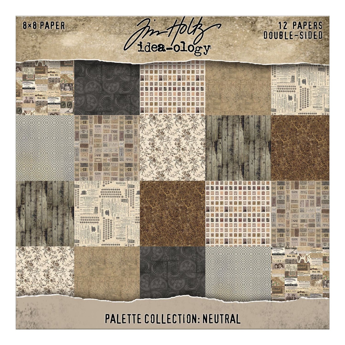 8x8 Idea-ology Double Sided Cardstock - Neutral