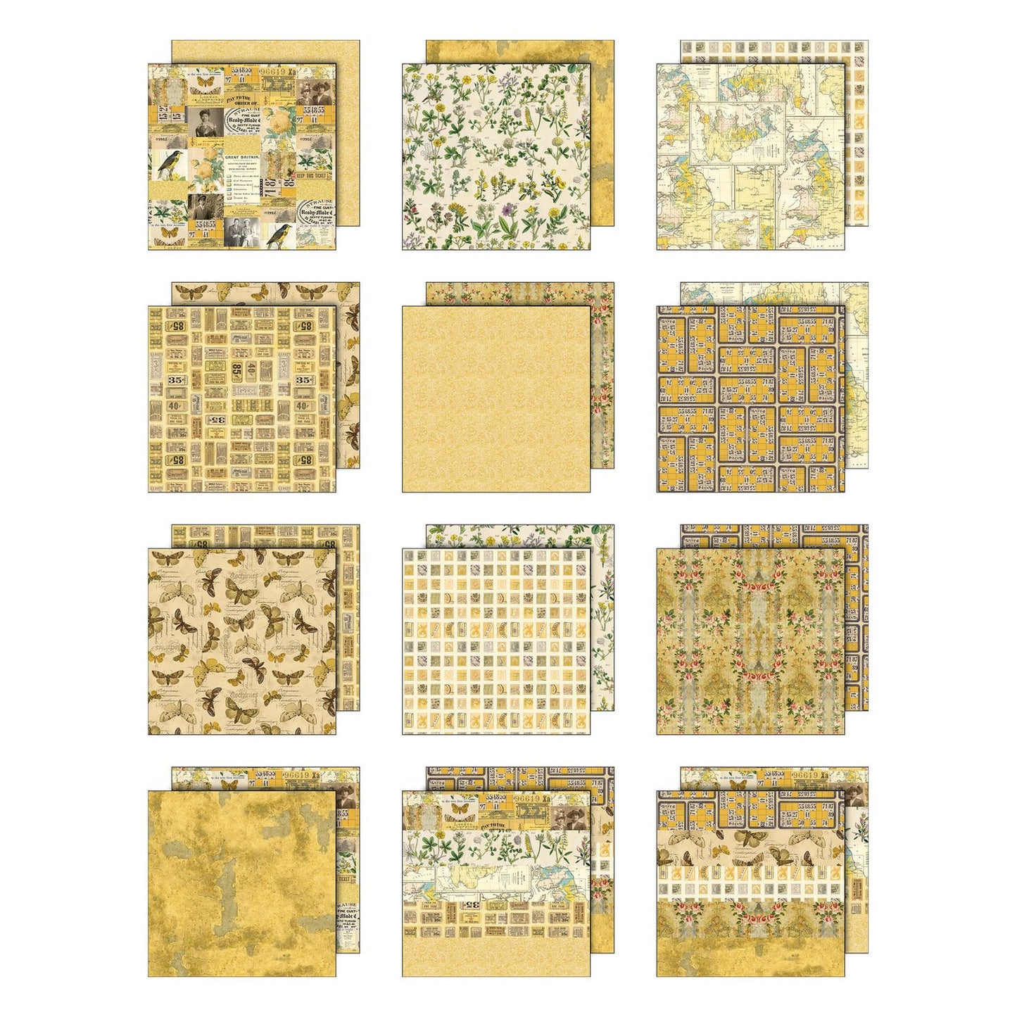 8x8 Idea-ology Double Sided Cardstock - Yellow