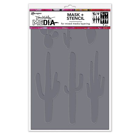 Cactus Masks - Stencil (6x9)